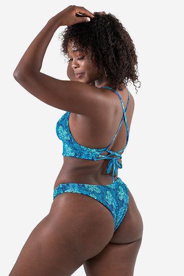 Bacon Bikinis Bikini Bottom Cheeky Retro Bottom // Capri Scrunch